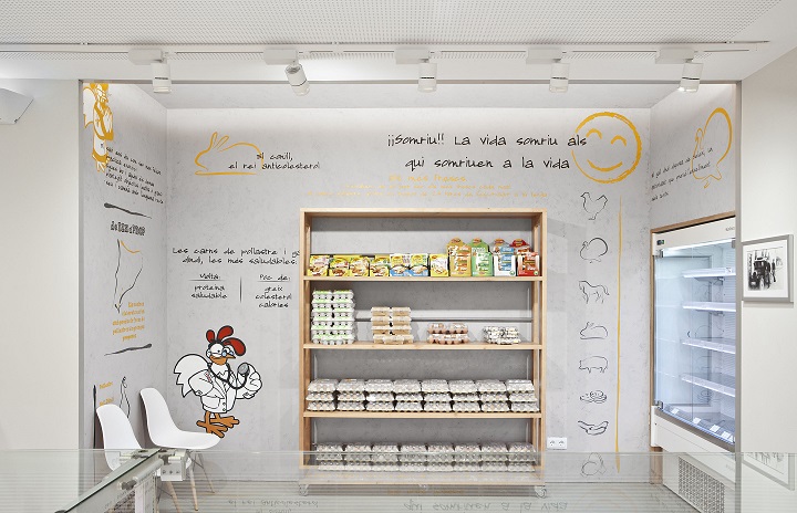 Barea+Partners Pollos planes. Visual Merchandising Store Design. Diseño de tiendas 
