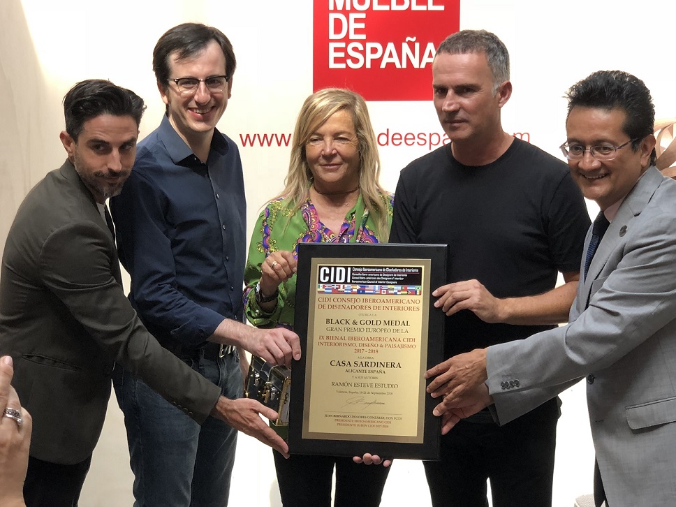 Feria Habitat 2018. Premio Cidi a Ramon Esteve. Casa Sardinera