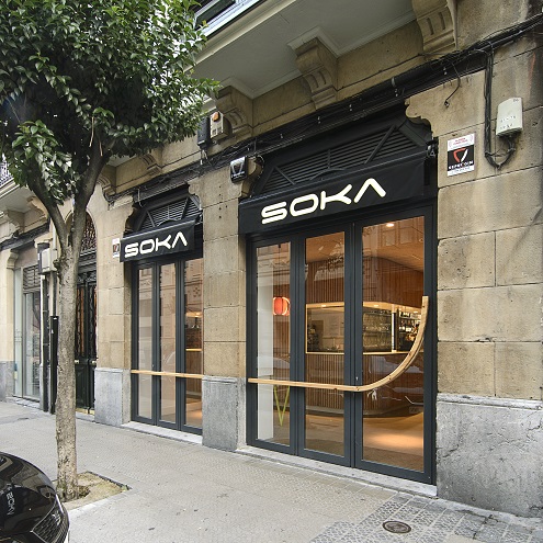 Bar Soka Bilbao diseño de Garmendia Cordero Arquitectos.