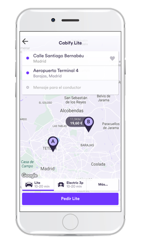 Mejor Diseño Digital - Cabify IED MADRID IEDESIGNAWARDS 2017