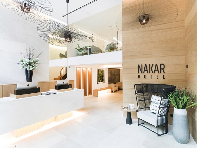 Nakar Hotel - Palma de Mallorca - Reception Nakar Hotel con tecnología Jung