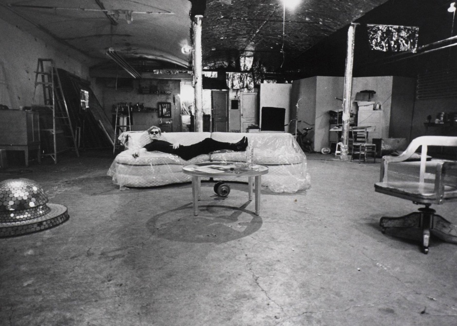 como decorar un loft con estilo . The Factory estudio de Andy Warhol