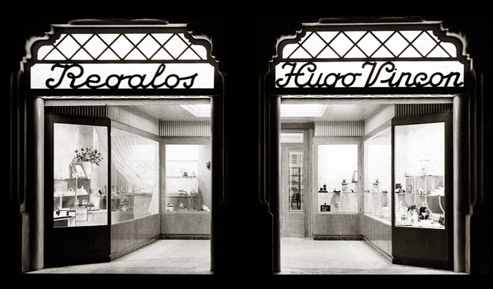 Regalos Hugo Vinçon 1941-1950  Vincon Barcelona,  una tienda con historia