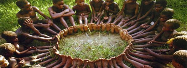 ubuntu- niños negros jugando