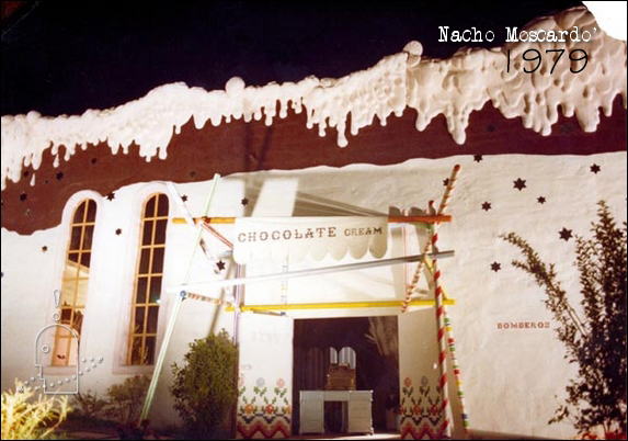 8-fachada chocolate Discoteca Chocolate Valencia. Diseño Nacho Moscardó Años 80. Movida Valenciana Ruta del bakalao