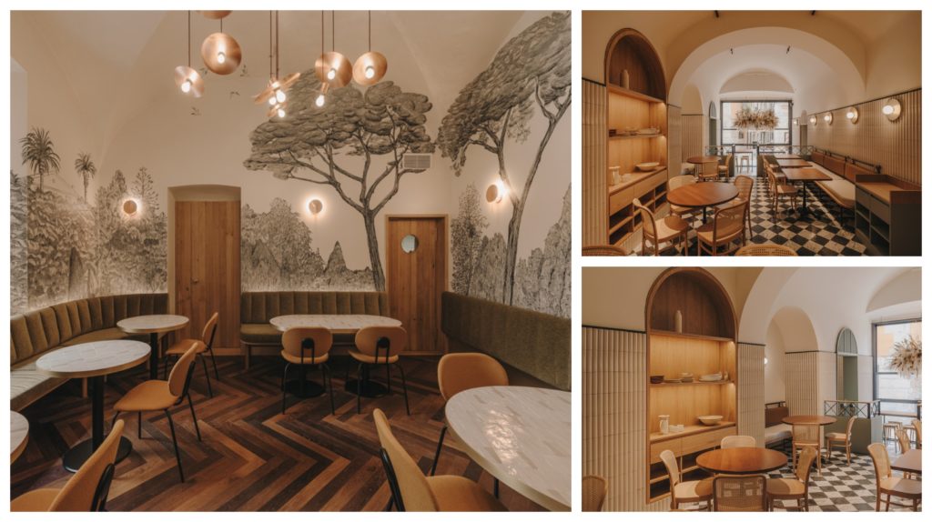 Casa Heras Restaurante Hotel en Girona Palau Fugit diseño el Equipo Creativo 