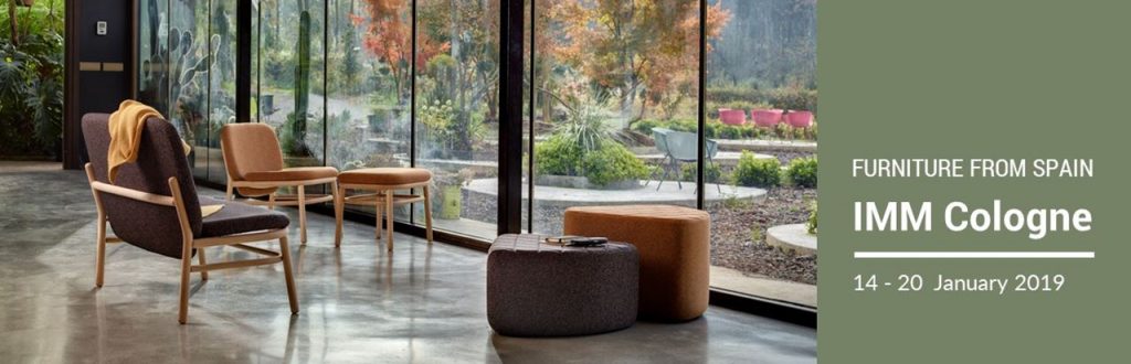 banner-web-imm cologne 2019 mueble de españa. Furniture from spain