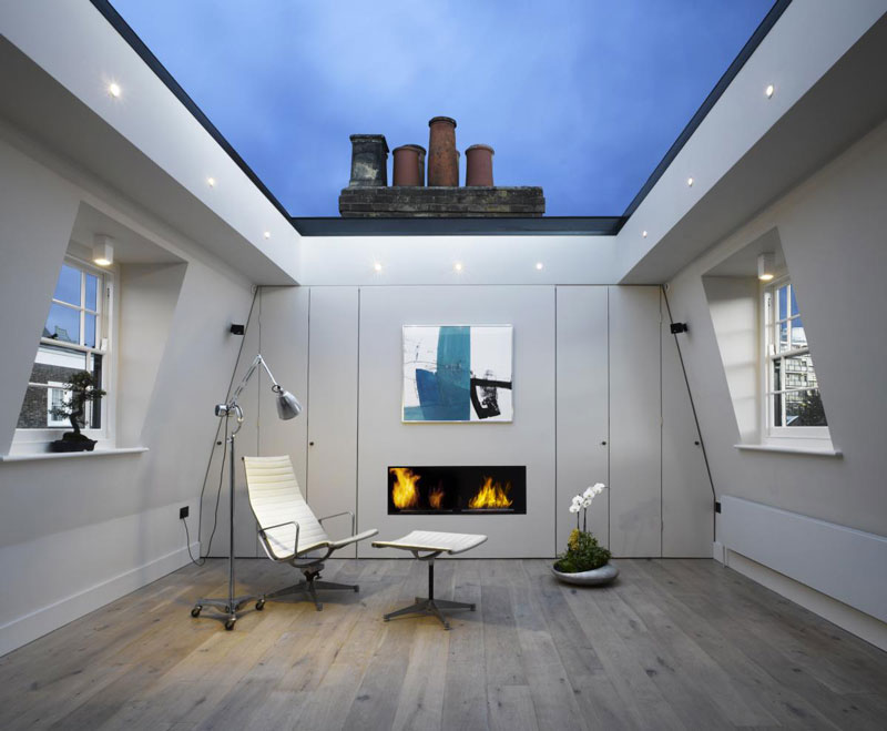 houseinLondon-1 Diseño y naturaleza. techo de cristal